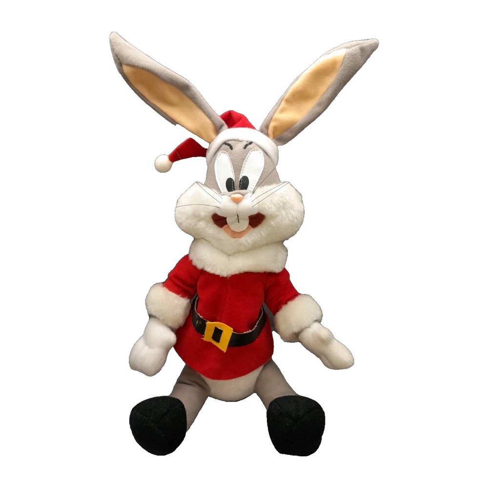 Bugs Bunny Santa Claus Plush 1997 Ace Play By Play Looney Tunes WB Toy